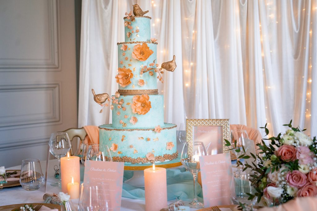 magnifique gâteau de mariage, wedding cake réaliser par marilyne cake designer professionnelle, cake design, cake designer